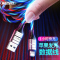 Remax 苹果手机数据线 iphone xs 8p 手机通用发光线Apple 充电线 白色