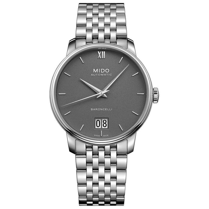 MidoMIDO美度男士Men’s Swiss Automatic Baroncelli III Stainless表