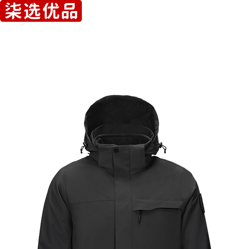 柒选优品 男女同款抓绒内胆三合一冲锋衣59869/件高清大图