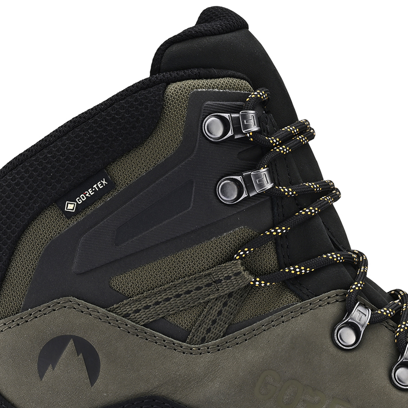 探路者 男式GORE-TEX防水VIBRAM登山鞋 TFBBAN91121/双高清大图