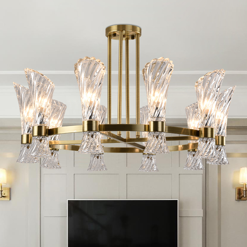 fsl佛山照明美式家用吊灯客厅卧室家用现代简约创意吊灯灯具灯饰