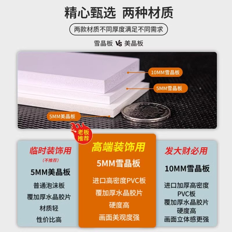 2025新年装饰画 01-QT4828新年-款一[5mm美晶板]装饰材质 小号高清大图