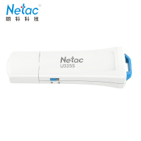朗科(Netac) U盘 U335S 64G USB3.0 写保护开关 防病毒入侵 防误删 白蓝色