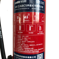 海天 灭火器 干粉灭火器5公斤 车载家用及商用灭火器5kg MFZ/ABC5 消防器材