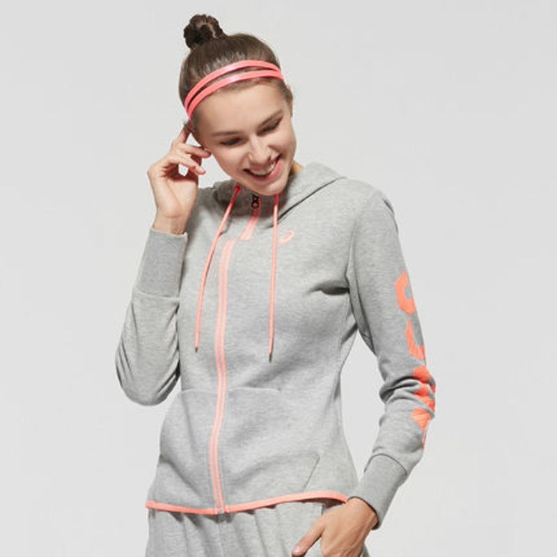ASICS亚瑟士春秋女士连帽舒适运动夹克外套 2032B046-020
