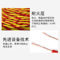 迅众 电线家用电源线RVS消防花线 电动车充电线灯头双绞线2芯2.5平方