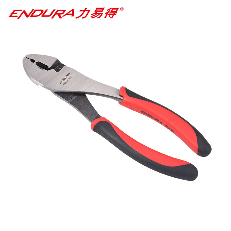 力易得(ENDURA)8英寸鲤鱼钳 平铆钉鲤鱼钳 E5426 1把