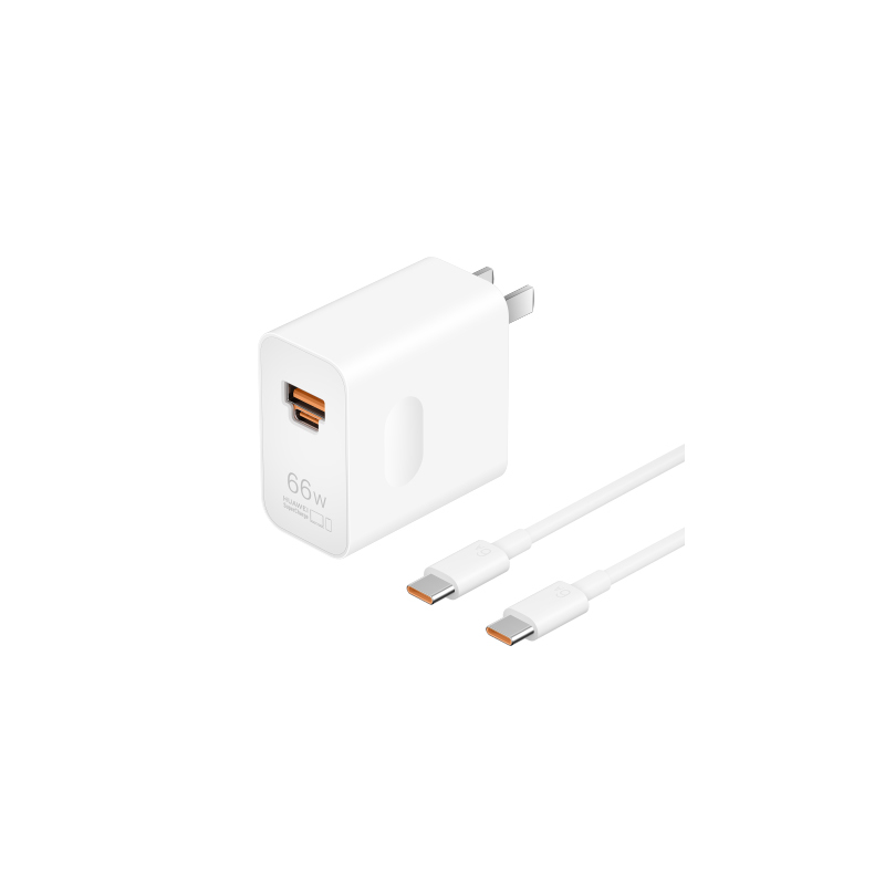 华为(HUAWEI)全能充电器(Max 66W)白色 中规 [此产品10件以上起拍]高清大图