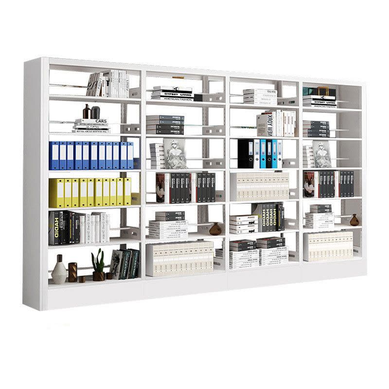 绵冠MIANGUNA办公家具钢制书架学校图书馆书店书籍室阅览室书架书柜资料架柜双面一列四组图片