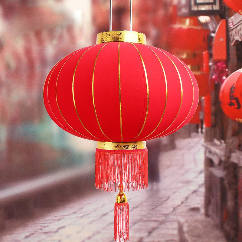 灯笼新年春节元旦灯笼装饰品 大号 单个装