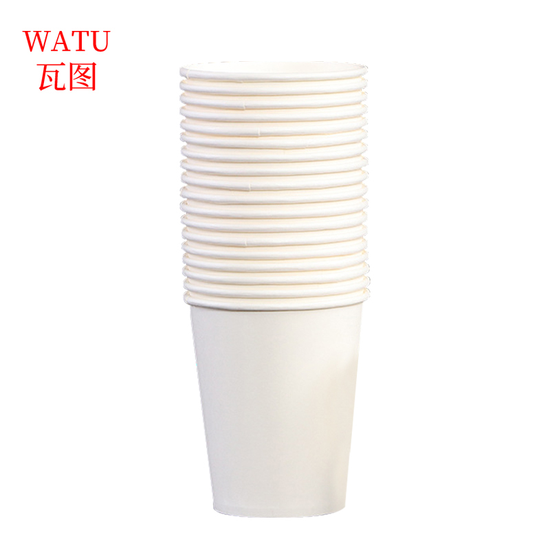 瓦图 一次性纸杯 可定制 250ml 1000个装/箱高清大图
