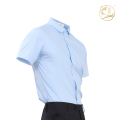 短袖衬衫（竹纤维）S-001 全号 蓝色