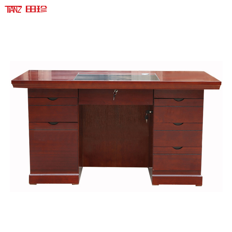 田珍电脑桌台式家用笔记本员工桌文员办公桌 1200*600*750mm