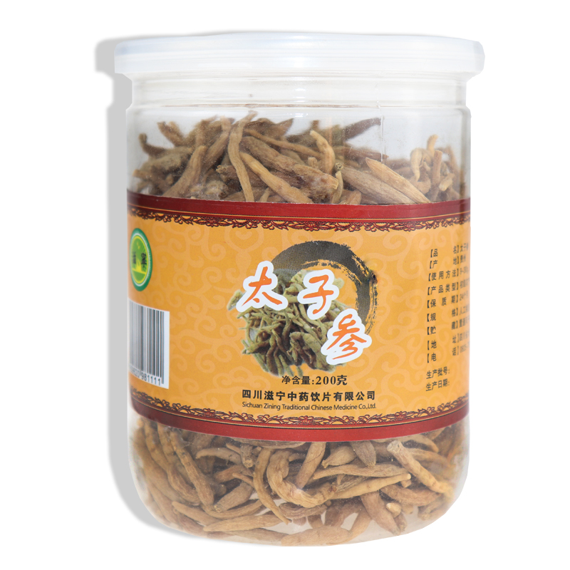滋宁 太子参孩儿参参类瓶装200g/瓶