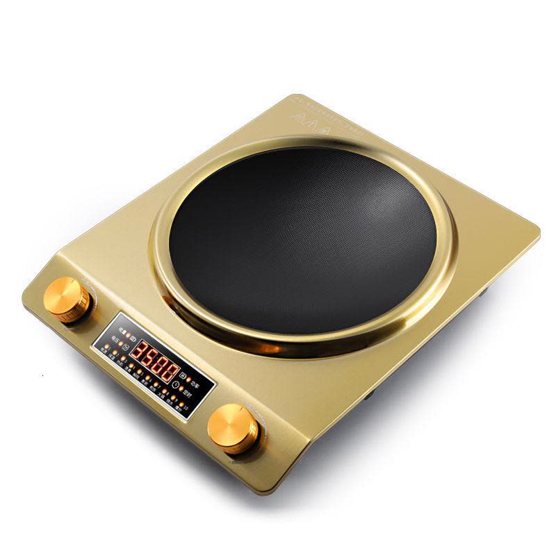 凹面电磁炉 家用大功率3500w 商用爆炒特价防水3000w凹型配锅 凹面金色电磁炉 3000W（汤锅）图片