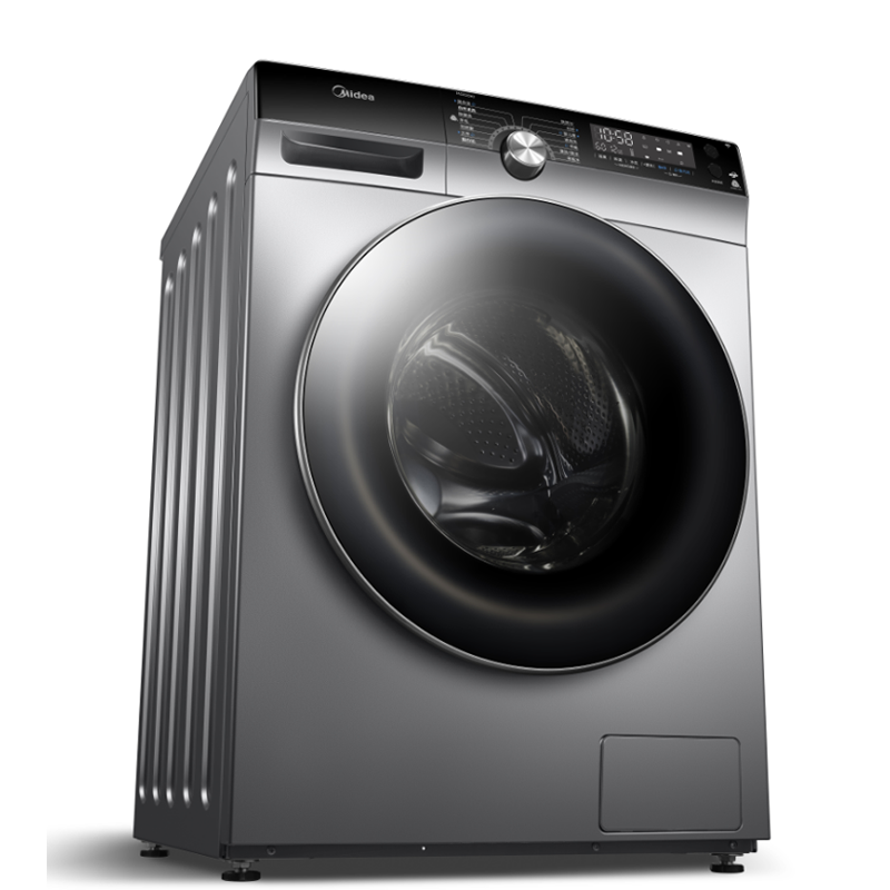美的(Midea)MG100K1 全自动滚筒洗衣机 10公斤 家用变频 直驱电机 除菌蒸汽洗 不带烘干