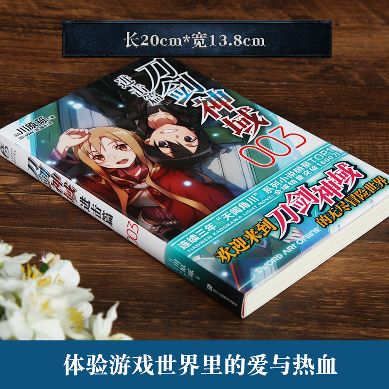 [正版]无色纸 刀剑神域进击篇3 第三册 川原砾著 abec绘 漫画网游冒险小说 书籍轻小说 日本动漫轻小说 天高清大图
