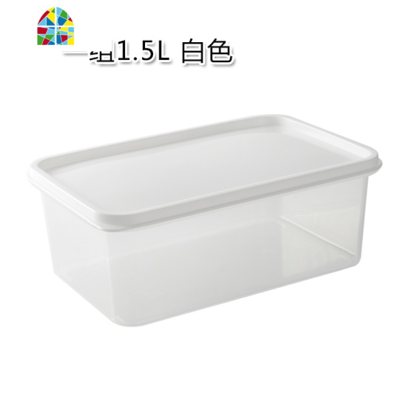 塑料透明保鲜盒 冰箱食品水果收纳盒厨房带盖密封储物盒 FENGHOU高清大图