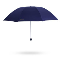 天堂伞 双人雨伞防风加固遮阳伞防晒折叠晴雨两用伞商务男女 33188E黑胶 （单位：把）