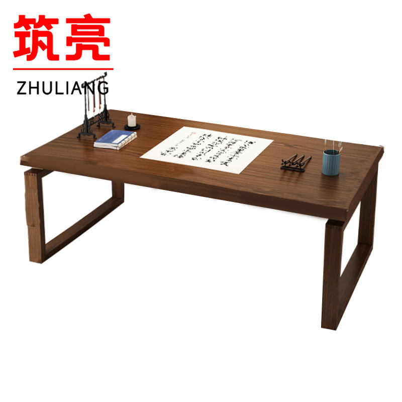 筑亮 写字桌 140cm胡桃色 张高清大图