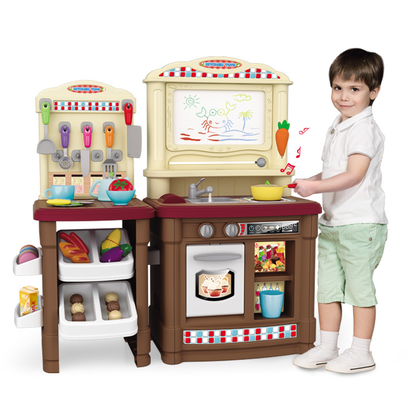 儿童厨房玩具套装煮饭烧饭过家家宝宝做饭小孩仿真厨具女孩男孩豪华款