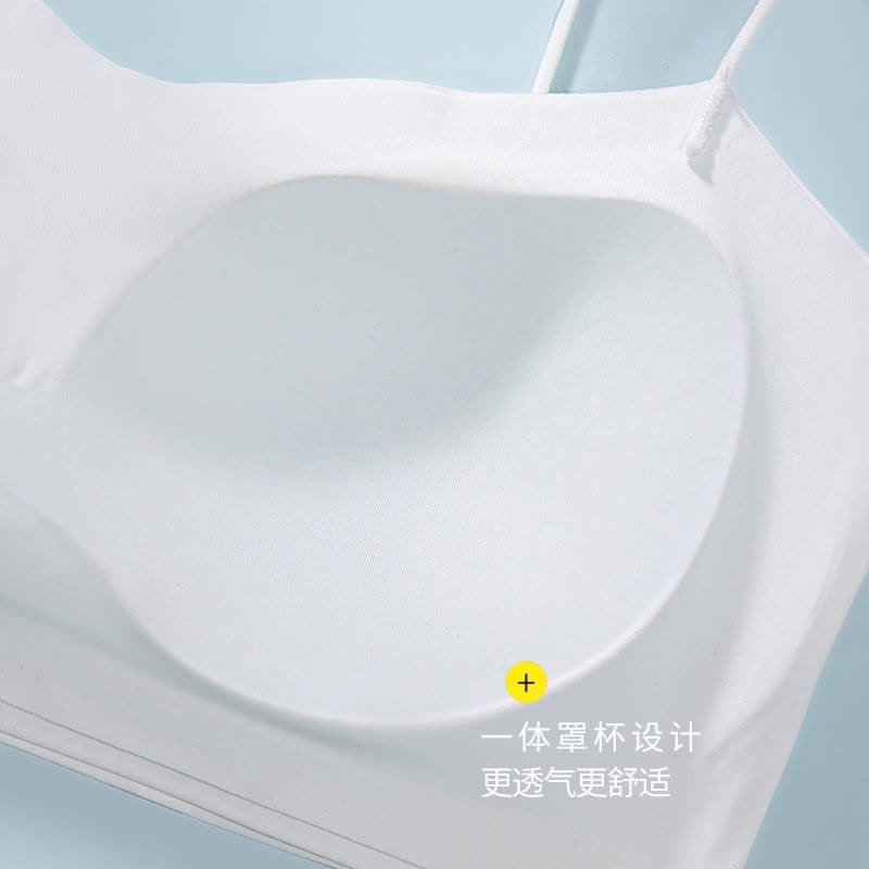 浪莎无痕内衣女抹胸薄款防走光夏季吊带背心运动文胸细肩带美背图片