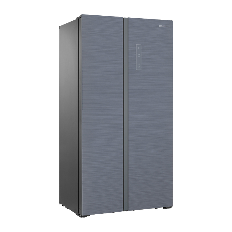 美菱对开门冰箱bcd551wpb551l一级能效双变频风冷无霜节能保鲜冰箱