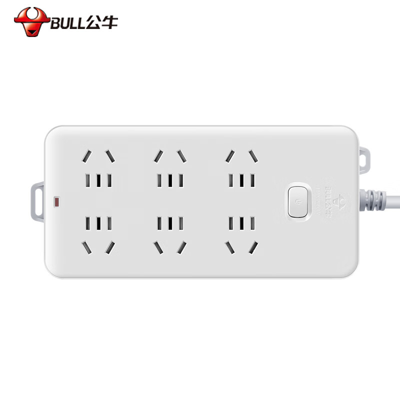 公牛 GN-109(新) 插座拖线板单控六联 1.8高清大图