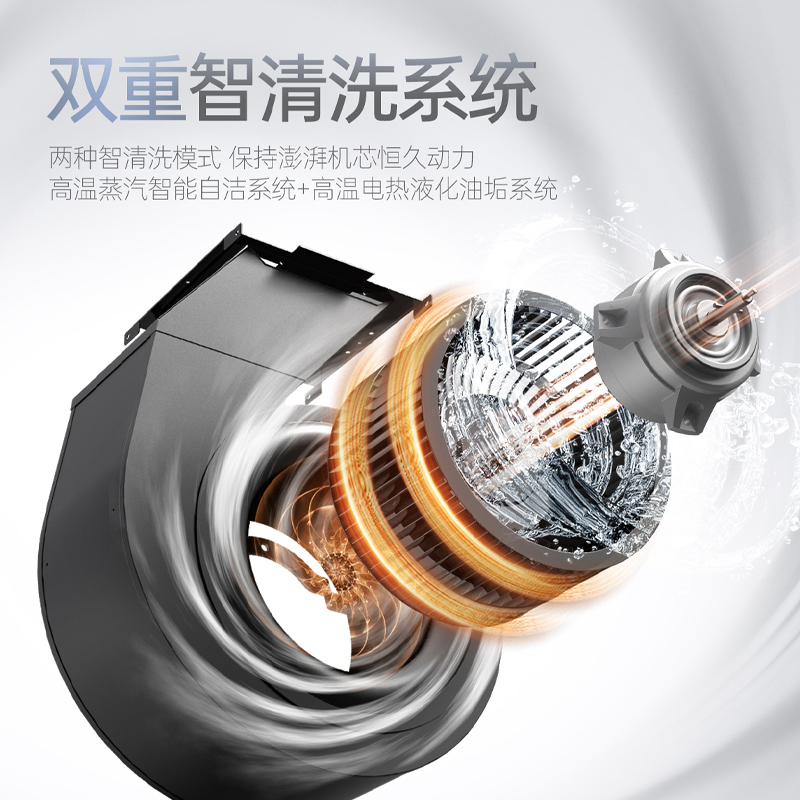 AOTIN/奥田 ZKD3-SD白色双胆独立蒸烤集成灶一体式侧吸家用厨房烟灶套装大容量环保灶 天然气