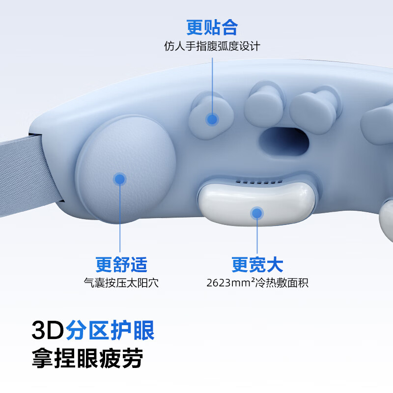 SKG眼部按摩仪K7冷热双敷+气囊+点振眼睛按摩器护眼美眼仪 送男女朋友父母实用生日礼物高清大图