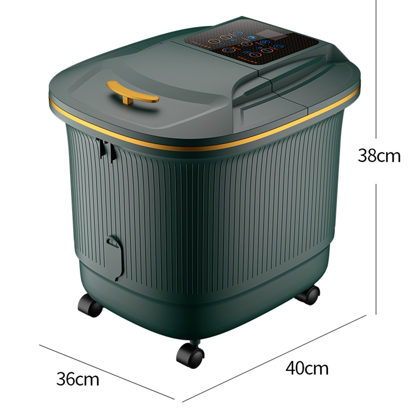 苏宁宜品 足浴盆 御汤2家用恒温加热按摩高深泡脚桶沐足神器 旗舰电子款 YM-658(SNYP-ZYP15L-S02P)高清大图