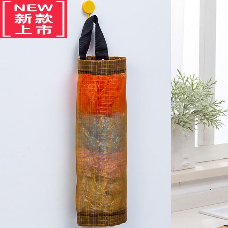 可莉允壁挂式垃圾袋收纳袋挂袋收纳盒厨房挂塑料袋整理袋放购物袋图片