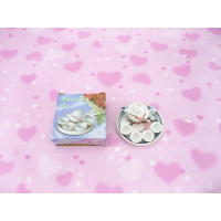 粉梅花 陶瓷迷你早教泡茶具童子工夫儿童过家家玩具套装工艺品