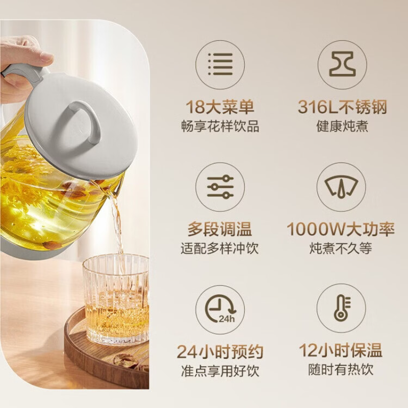 苏泊尔(SUPOR)家用自动断电大容量烧水壶 1.5L SW-15Y07高清大图