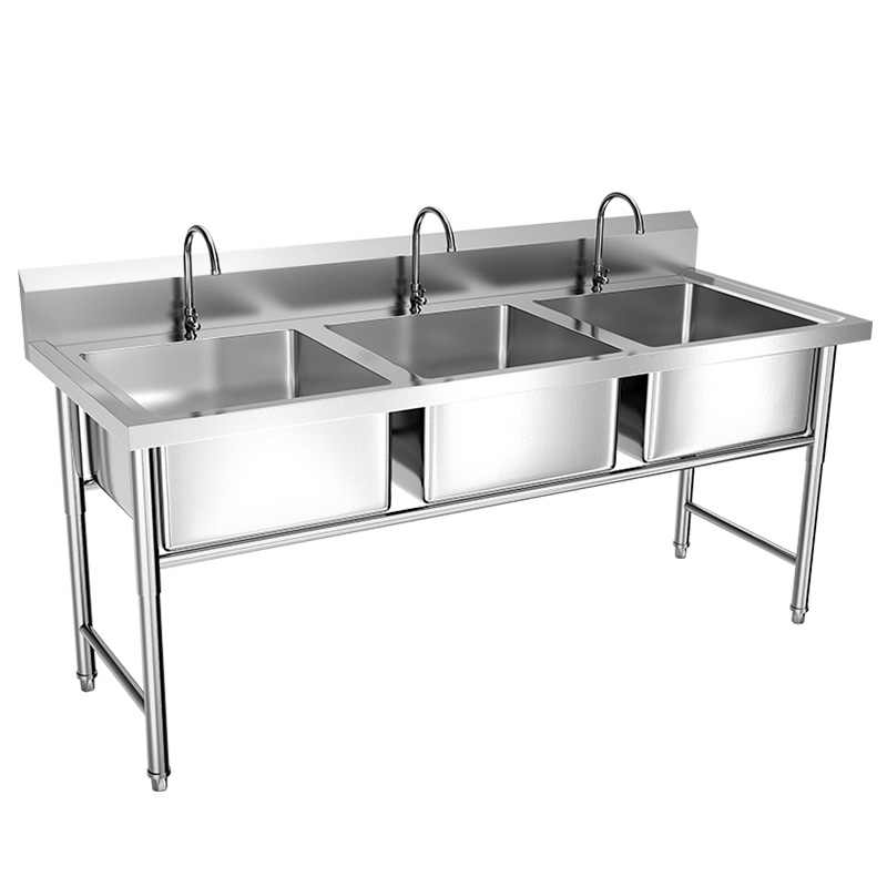 3M 不锈钢水槽 1800x600x800mm\304不锈钢1.2mm厚高清大图