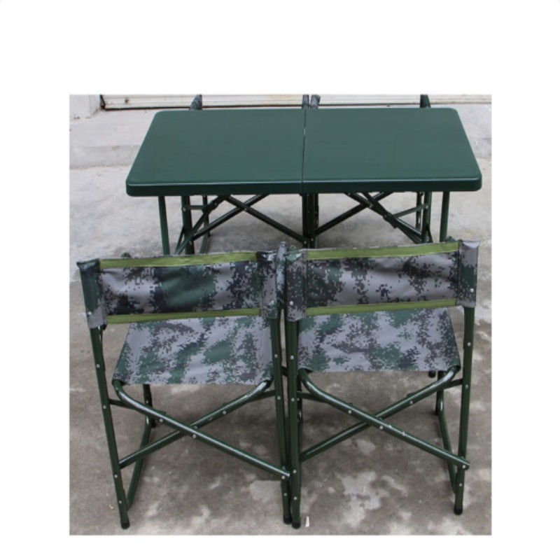 中意贝田 野战洽谈桌椅 1.2米桌+2椅+桌布(丛林迷彩)
