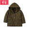 可莉允儿童丝绵连帽棉服 男童女童加绒棉衣 外套中大童冬款童装山东网店