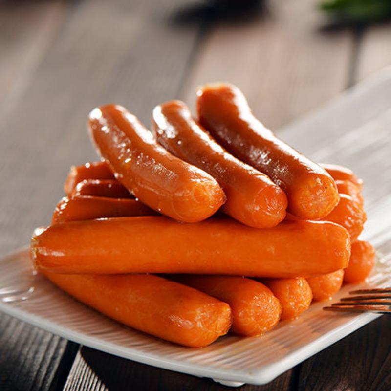 小东北脆骨肠弹脆38g50支/70g30支家庭装台式大烤肠鸡脆骨热狗肠 签子