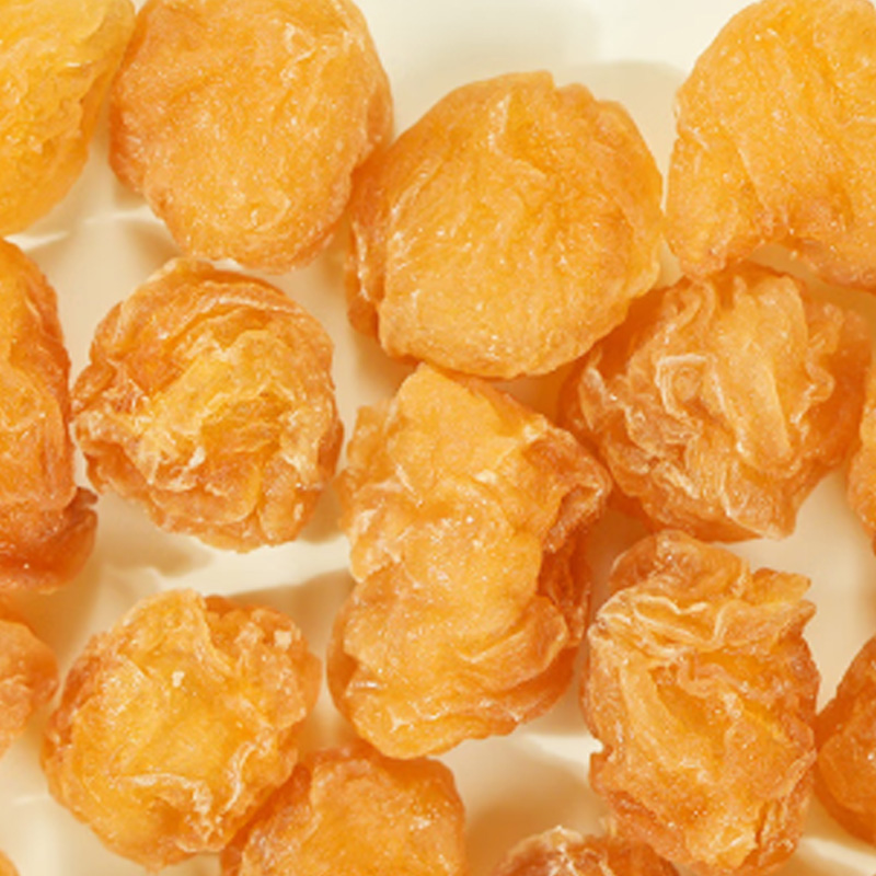 绿帝桂圆粒晶莹甘甜能煮能泡干度适中金黄厚实软韧不湿160g高清大图