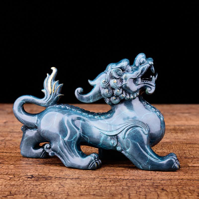 美帮汇霸貔貅 皮丘貔貅摆件客厅饰品彩铜高清大图