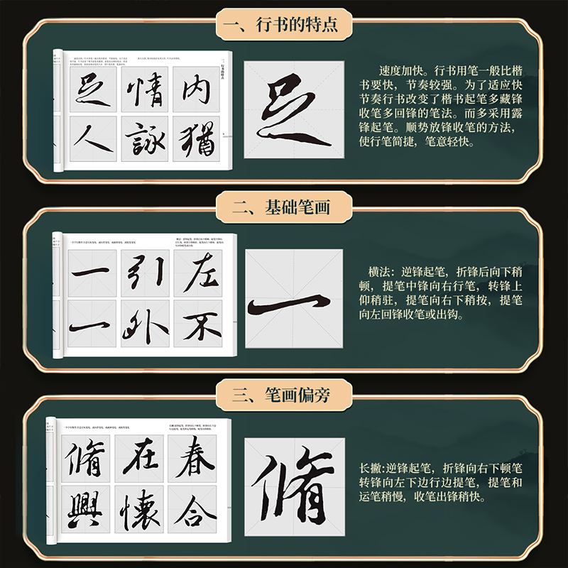 王羲之《兰亭序》 [正版]书法等级考试临摹王羲之兰亭序毛笔行书成人初学者字帖软笔教程圣教序米芾蜀素帖小学生自学临摹碑帖经高清大图