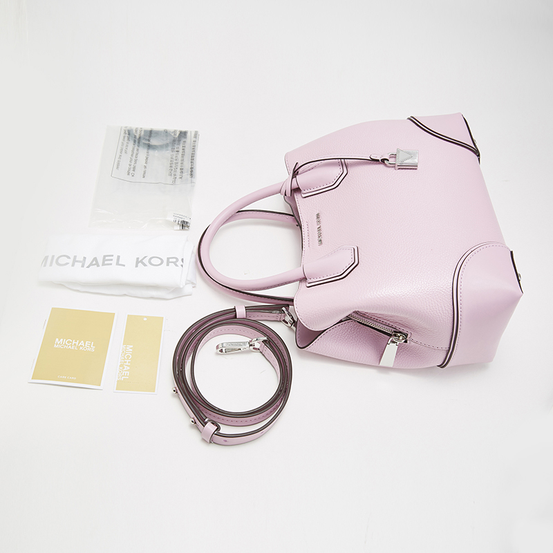 Michael Kors/迈克·科尔斯女士小号MERCERGALLERY系列牛皮托特包30H7GZ5T1T淡紫色547