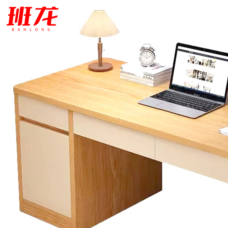 班龙书桌办公桌1.4米张高清大图