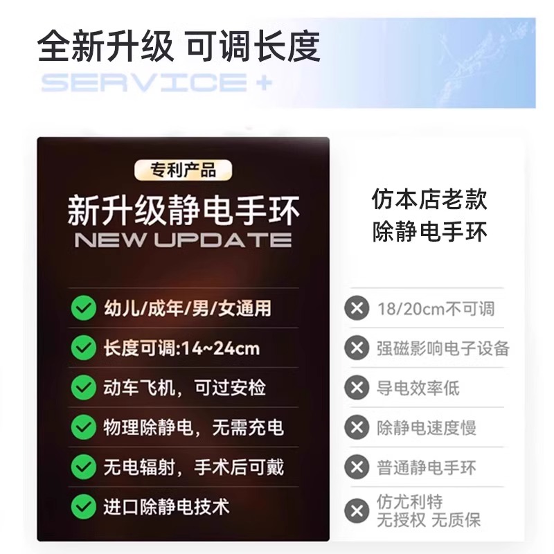 防静电手环无线男女人体去除静电抗静电冬天静电消除释放神器·达人专享高清大图