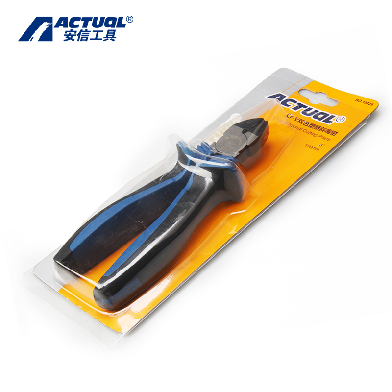 安信(ACTUAL) 斜口钳 160MM(6“)(10326) 把高清大图