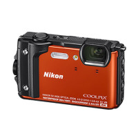 尼康 Nikon COOLPIX W300S尼康 W300s 1605万 3英寸 【套餐二】 数码相机 （橙色）套餐版