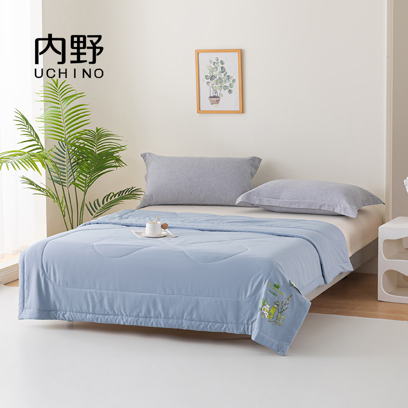 内野(UCHINO) 云水蓝蕲艾草养生被HU-HY01B20-A150×200cm
