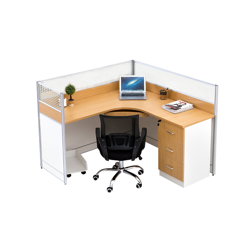 办公家具电脑桌/写字台 简约现代l型职员办公桌员工工位组合含屏风含