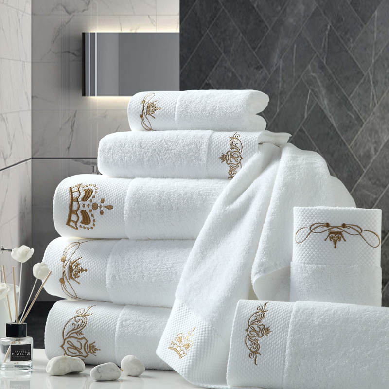 酒店浴巾毛巾套装