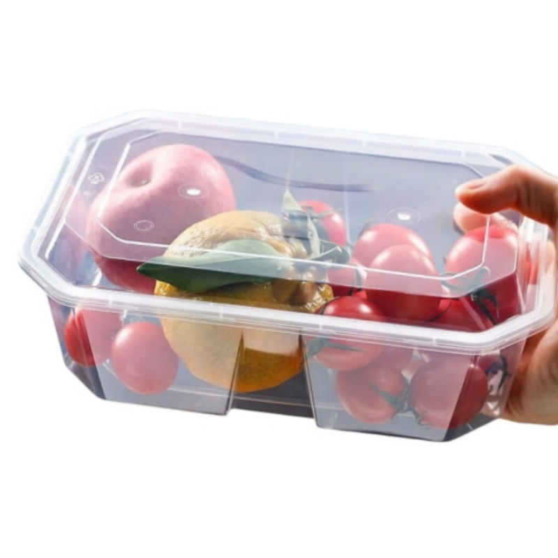 芳草地 3G3331*2 长方形一次性饭盒1200ML 10套/包 (单位:包)高清大图